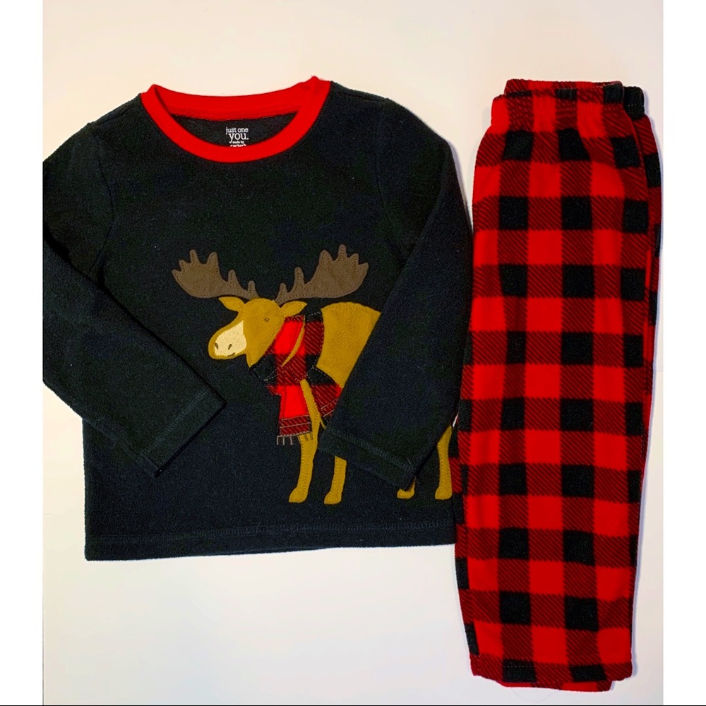 Fleece Christmas Pajamas-2T